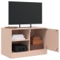 vidaXL TV-Schränke 2 Stk. Rosa 67x39x44 cm Stahl vidaXL TV-Schränke 2 Stk. Rosa 67x39x44 cm Stahl