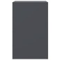 vidaXL Nachttisch Anthrazit 34,5x39x62 cm Stahl vidaXL Nachttisch Anthrazit 34,5x39x62 cm Stahl