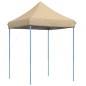 vidaXL Partyzelt Faltbar Pop-Up Beige 200x200x306 cm vidaXL Partyzelt Faltbar Pop-Up Beige 200x200x306 cm