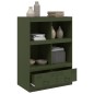 vidaXL Highboard Olivgrün 67x39x95 cm Stahl vidaXL Highboard Olivgrün 67x39x95 cm Stahl