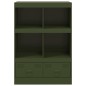vidaXL Highboard Olivgrün 67x39x95 cm Stahl vidaXL Highboard Olivgrün 67x39x95 cm Stahl