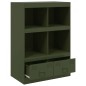 vidaXL Highboard Olivgrün 67x39x95 cm Stahl vidaXL Highboard Olivgrün 67x39x95 cm Stahl