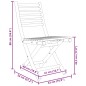 vidaXL 3-tlg. Bistro-Set Bambus vidaXL 3-tlg. Bistro-Set Bambus