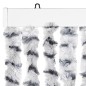 vidaXL Fliegenvorhang Hellgrau und Dunkelgrau 118x220 cm Chenille vidaXL Fliegenvorhang Hellgrau und Dunkelgrau 118x220 cm Chenille