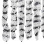 vidaXL Fliegenvorhang Hellgrau und Dunkelgrau 118x220 cm Chenille vidaXL Fliegenvorhang Hellgrau und Dunkelgrau 118x220 cm Chenille