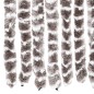 vidaXL Fliegenvorhang Taupe und Weiß 118x220 cm Chenille vidaXL Fliegenvorhang Taupe und Weiß 118x220 cm Chenille