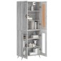 Highboard Grau Sonoma 69,5x34x180 cm Holzwerkstoff Highboard Grau Sonoma 69,5x34x180 cm Holzwerkstoff