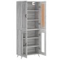 Highboard Grau Sonoma 69,5x34x180 cm Holzwerkstoff Highboard Grau Sonoma 69,5x34x180 cm Holzwerkstoff