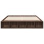 vidaXL Bettgestell Braun Eichen-Optik 200x200 cm Holzwerkstoff vidaXL Bettgestell Braun Eichen-Optik 200x200 cm Holzwerkstoff