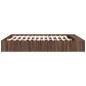 vidaXL Bettgestell Braun Eichen-Optik 200x200 cm Holzwerkstoff vidaXL Bettgestell Braun Eichen-Optik 200x200 cm Holzwerkstoff