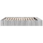 vidaXL Bettgestell Grau Sonoma 180x200 cm Holzwerkstoff vidaXL Bettgestell Grau Sonoma 180x200 cm Holzwerkstoff