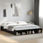 vidaXL Bettgestell Schwarz 180x200 cm Holzwerkstoff vidaXL Bettgestell Schwarz 180x200 cm Holzwerkstoff