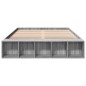 vidaXL Bettgestell Grau Sonoma 140x200 cm Holzwerkstoff vidaXL Bettgestell Grau Sonoma 140x200 cm Holzwerkstoff