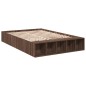 vidaXL Bettgestell Braun Eichen-Optik 120x190 cm Holzwerkstoff vidaXL Bettgestell Braun Eichen-Optik 120x190 cm Holzwerkstoff
