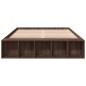 vidaXL Bettgestell Braun Eichen-Optik 140x190 cm Holzwerkstoff vidaXL Bettgestell Braun Eichen-Optik 140x190 cm Holzwerkstoff