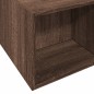 vidaXL Bettgestell Braun Eichen-Optik 140x190 cm Holzwerkstoff vidaXL Bettgestell Braun Eichen-Optik 140x190 cm Holzwerkstoff