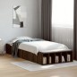 vidaXL Bettgestell Braun Eichen-Optik 90x190 cm Holzwerkstoff vidaXL Bettgestell Braun Eichen-Optik 90x190 cm Holzwerkstoff