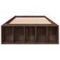 vidaXL Bettgestell Braun Eichen-Optik 90x190 cm Holzwerkstoff vidaXL Bettgestell Braun Eichen-Optik 90x190 cm Holzwerkstoff