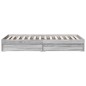 vidaXL Bettgestell mit Schubladen Grau Sonoma 90x190 cm Holzwerkstoff vidaXL Bettgestell mit Schubladen Grau Sonoma 90x190 cm Holzwerkstoff
