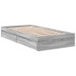 vidaXL Bettgestell mit Schubladen Grau Sonoma 90x190 cm Holzwerkstoff vidaXL Bettgestell mit Schubladen Grau Sonoma 90x190 cm Holzwerkstoff