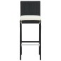vidaXL 3-tlg. Gartenbar-Set Schwarz Massivholz Akazie und Poly Rattan vidaXL 3-tlg. Gartenbar-Set Schwarz Massivholz Akazie und Poly Rattan