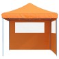 vidaXL Partyzelt Faltbar Pop-Up mit 2 Seitenteilen Orange vidaXL Partyzelt Faltbar Pop-Up mit 2 Seitenteilen Orange