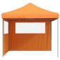 vidaXL Partyzelt Faltbar Pop-Up mit 2 Seitenteilen Orange vidaXL Partyzelt Faltbar Pop-Up mit 2 Seitenteilen Orange