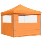 vidaXL Partyzelt Faltbar Pop-Up mit 2 Seitenteilen Orange vidaXL Partyzelt Faltbar Pop-Up mit 2 Seitenteilen Orange