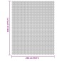 vidaXL Campingteppich Creme 4,5x2,5 m vidaXL Campingteppich Creme 4,5x2,5 m