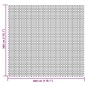 vidaXL Campingteppich Creme 3x3 m vidaXL Campingteppich Creme 3x3 m
