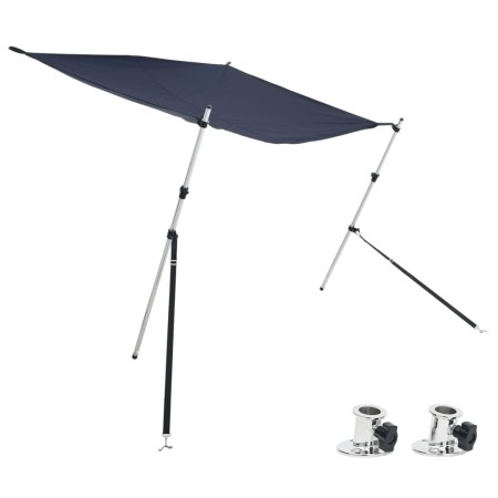 vidaXL T-Top-Beschattungsverlängerung Marineblau 174x205x(115-194) cm