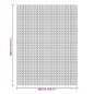 vidaXL Zeltteppich Blau 4x3 m