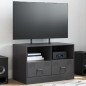 vidaXL TV-Schrank Schwarz 67x39x44 cm Stahl vidaXL TV-Schrank Schwarz 67x39x44 cm Stahl