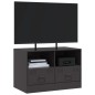 vidaXL TV-Schrank Schwarz 67x39x44 cm Stahl vidaXL TV-Schrank Schwarz 67x39x44 cm Stahl