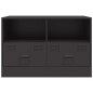 vidaXL TV-Schrank Schwarz 67x39x44 cm Stahl vidaXL TV-Schrank Schwarz 67x39x44 cm Stahl