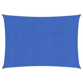 vidaXL Sonnensegel 160 g/m² Rechteckig Blau 3,5x5 m HDPE