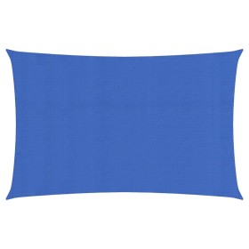 vidaXL Sonnensegel 160 g/m² Rechteckig Blau 3x6 m HDPE
