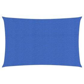 vidaXL Sonnensegel 160 g/m² Rechteckig Blau 4x7 m HDPE