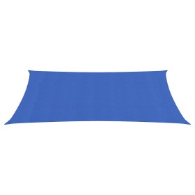 vidaXL Sonnensegel 160 g/m² Rechteckig Blau 4x7 m HDPE