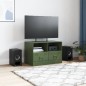 vidaXL TV-Schrank Olivgrün 67x39x44 cm Stahl vidaXL TV-Schrank Olivgrün 67x39x44 cm Stahl