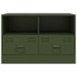 vidaXL TV-Schrank Olivgrün 67x39x44 cm Stahl vidaXL TV-Schrank Olivgrün 67x39x44 cm Stahl