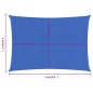 vidaXL Sonnensegel 160 g/m² Rechteckig Blau 5x7 m HDPE vidaXL Sonnensegel 160 g/m² Rechteckig Blau 5x7 m HDPE
