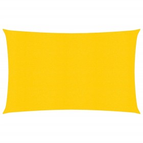 vidaXL Sonnensegel 160 g/m² Rechteckig Gelb 4x6 m HDPE