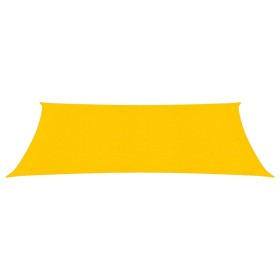 vidaXL Sonnensegel 160 g/m² Rechteckig Gelb 4x6 m HDPE