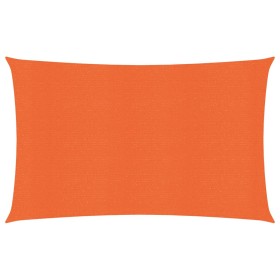 vidaXL Sonnensegel 160 g/m² Rechteckig Orange 5x7 m HDPE