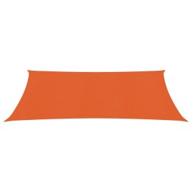 vidaXL Sonnensegel 160 g/m² Rechteckig Orange 4x7 m HDPE