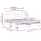 vidaXL Bett mit Matratze Schwarz 160x200 cm Kunstleder vidaXL Bett mit Matratze Schwarz 160x200 cm Kunstleder