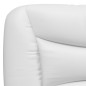 vidaXL Bett mit Matratze Weiß und Schwarz 180x200 cm Kunstleder vidaXL Bett mit Matratze Weiß und Schwarz 180x200 cm Kunstleder