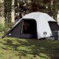 vidaXL Kuppel-Campingzelt 4 Personen Weiß Dunkel Wasserdicht vidaXL Kuppel-Campingzelt 4 Personen Weiß Dunkel Wasserdicht