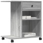 vidaXL Druckerständer mit Rollen Grau Sonoma 60x40x68,5 cm vidaXL Druckerständer mit Rollen Grau Sonoma 60x40x68,5 cm